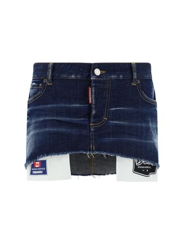 Dsquared2 Denim Mini Skirt - Dsquared2 - Modalova