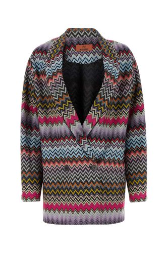 Embroidered Viscose Blend Blazer - Missoni - Modalova