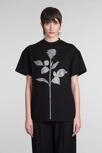 David Koma T-shirt In Black Viscose - David Koma - Modalova