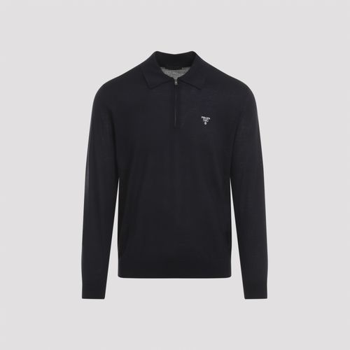 Prada Knitted Wool Polo Shirt - Prada - Modalova