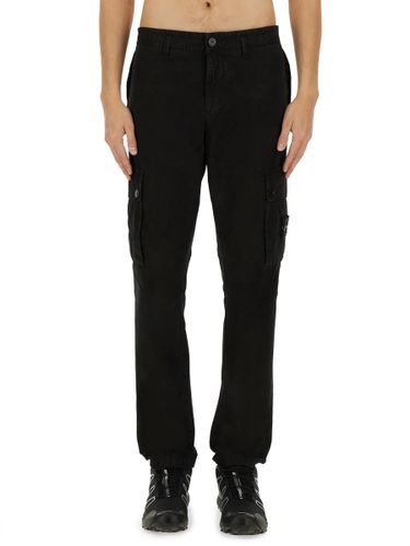 Cotton Canvas Cargo Pants - Stone Island - Modalova