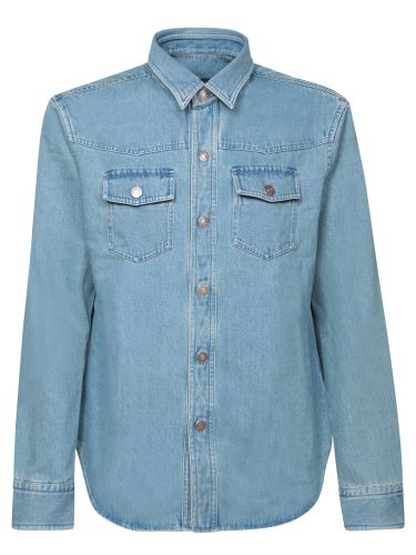 Tom Ford Blue Denim Overshirt - Tom Ford - Modalova