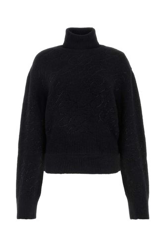Black Alpaca Blend Sweater - Blumarine - Modalova