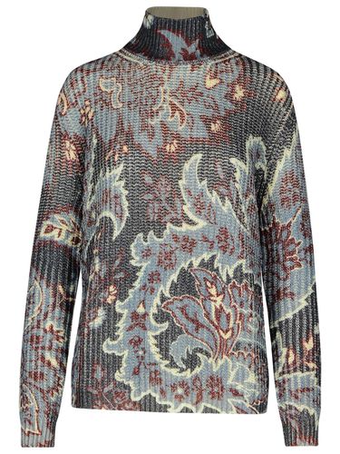Multicolor Wool Turtleneck Sweater - Etro - Modalova