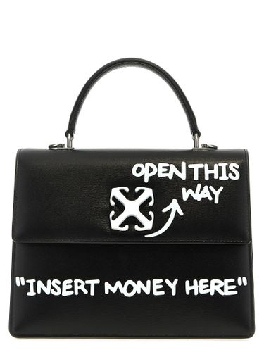 Off- Jitney 2.8 Logo Plaque Tote Bag - Off-White - Modalova