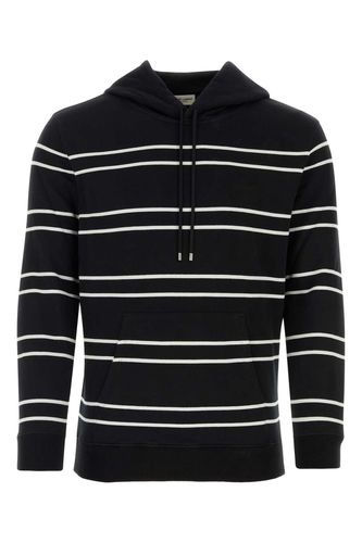 Embroidered Cotton Sweatshirt - Saint Laurent - Modalova