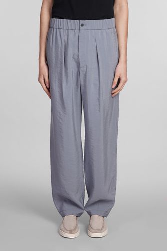 Giorgio Armani Pants In Grey Silk - Giorgio Armani - Modalova