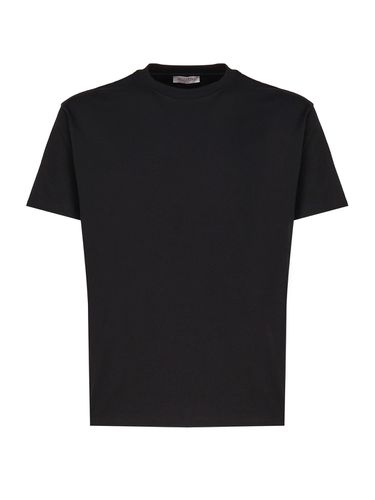 Valentino Cotton T-shirt With Stud - Valentino Garavani - Modalova