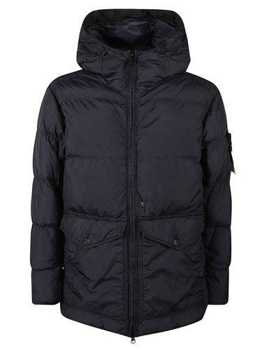 Large Pocket Logo Patched Padded Jacket - Stone Island - Modalova