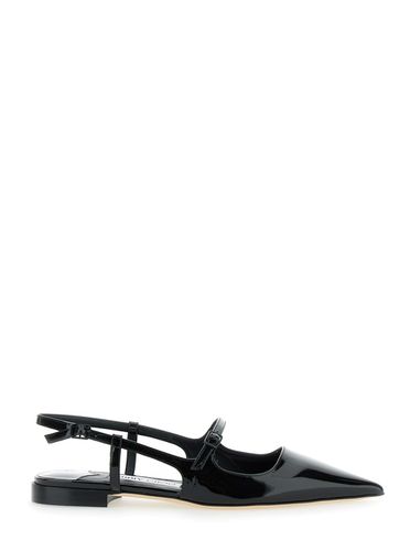 Didi Flat Ballerinas With Shiny Finish In Leather Woman - Jimmy Choo - Modalova