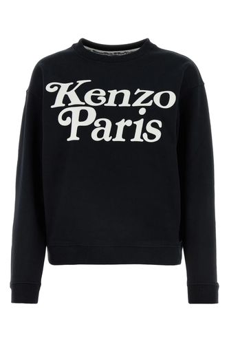 Midnight Blue Cotton Sweatshirt - Kenzo - Modalova