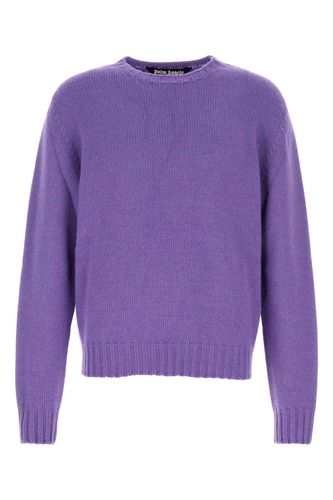 Purple Wool Blend Sweater - Palm Angels - Modalova