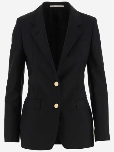 Wool Blend Single-breasted Jacket - Tagliatore - Modalova