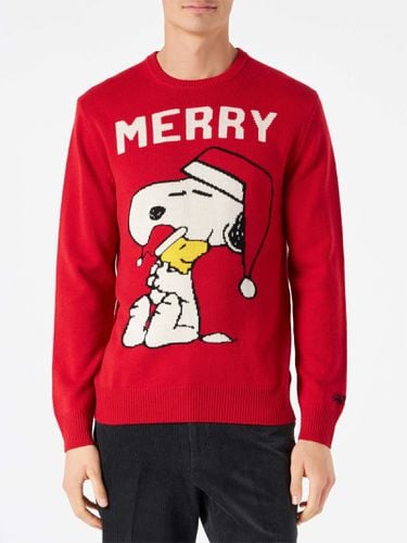 Man Sweater With Snoopy Print Snoopy - Peanuts Special Edition - MC2 Saint Barth - Modalova