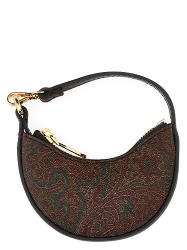 Etro Brown Paisley Mini Hobo Bag - Etro - Modalova