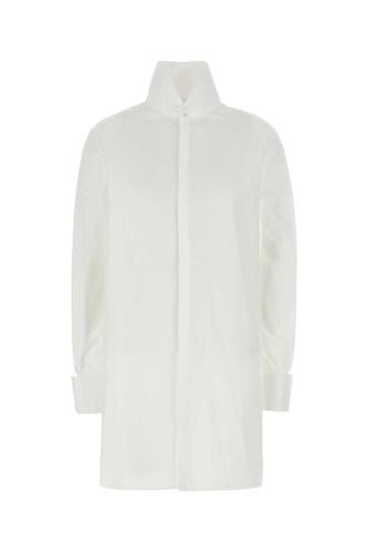 White Jacquard Shirt - MM6 Maison Margiela - Modalova