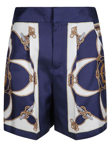 Bally Mid-rise Helm Printed Shorts - Bally - Modalova