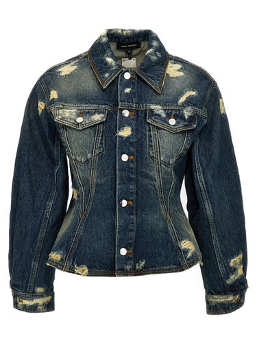 The Rip And Repair Fluted Denim Jacket Jacket - Marc Jacobs - Modalova