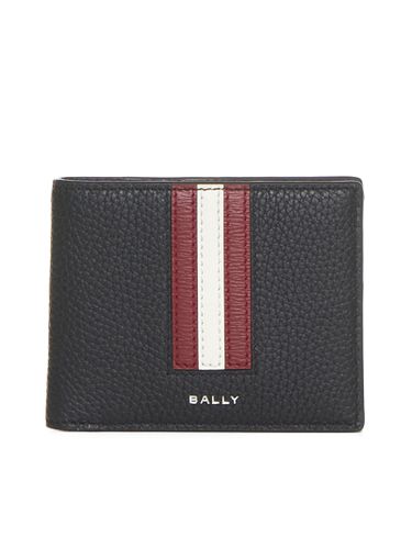 Bally Black Leather Wallet - Bally - Modalova