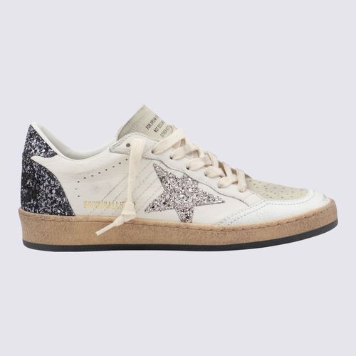 And Black Leather Ball Star Low Top Sneakers - Golden Goose - Modalova