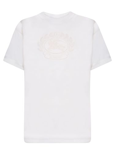 Burberry Knight Logo White T-shirt - Burberry - Modalova