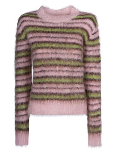 Iconic Brushed Stripes Sweater - Marni - Modalova