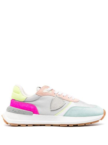 Running Antibes Sneakers - Silver And Fluo - Philippe Model - Modalova