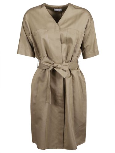 Linen Belted Shift Dress - Calvin Klein - Modalova