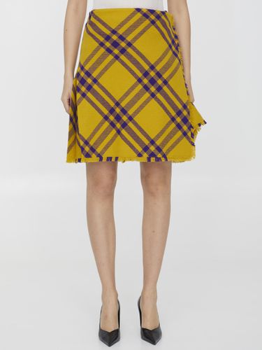 Burberry Check Wool Kilt - Burberry - Modalova