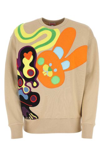 Beige Cotton Oversize o Sweatshirt - Kenzo - Modalova