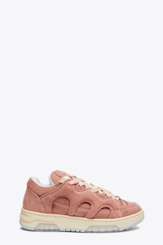 Santha 1 Suede Antique Pink Suede Low Sneaker - Paura - Modalova