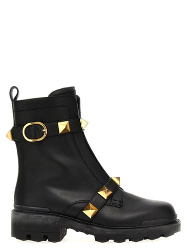 Roman Stud Ankle Boots - Valentino Garavani - Modalova