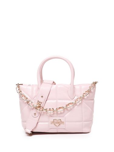 Logo-lettering Chain Linked Crossbody Bag - Love Moschino - Modalova