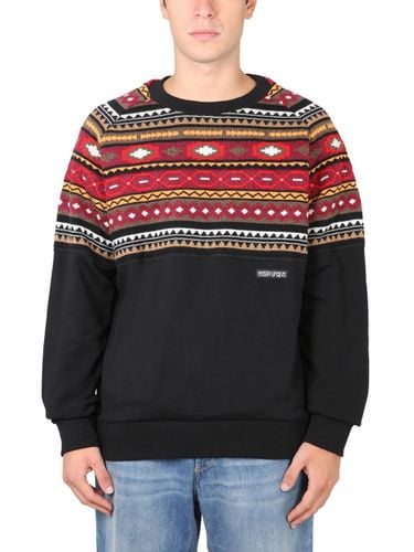 Felpa In Lana E Cotone - Marcelo Burlon - Modalova