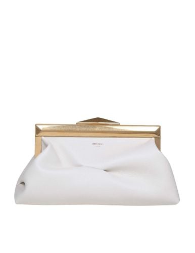 Aqk Frame Clutch Bag In Soft Leather - Jimmy Choo - Modalova