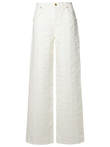 Blumarine White Cotton Jeans - Blumarine - Modalova