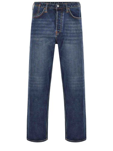 Jeans In Dark Denim Cotton Blend - Evisu - Modalova