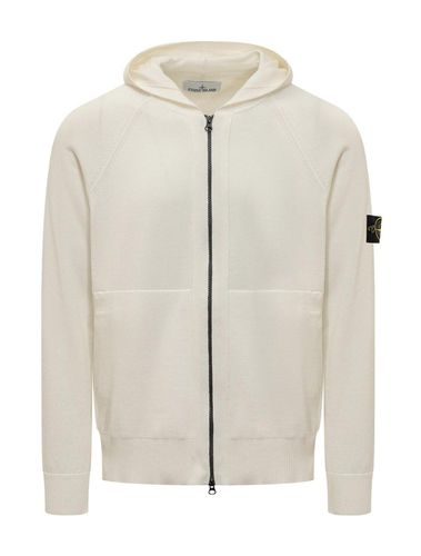 Logo Patch Zip Up Hoodie - Stone Island - Modalova