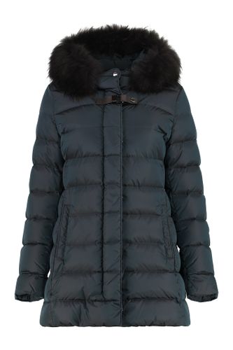 Belfort Hooded Techno Fabric Down Jacket - Moorer - Modalova