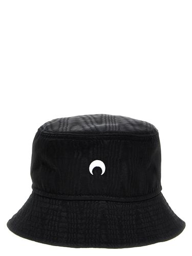 Logo Embroidery Bucket Hat - Marine Serre - Modalova