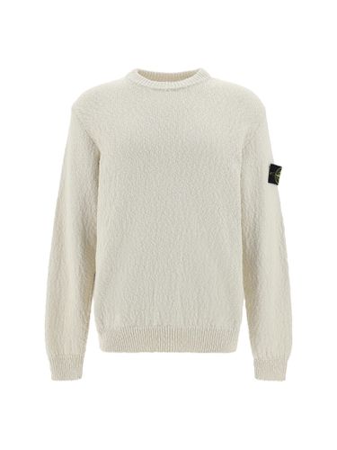 Cotton Blend Crew-neck Sweater - Stone Island - Modalova