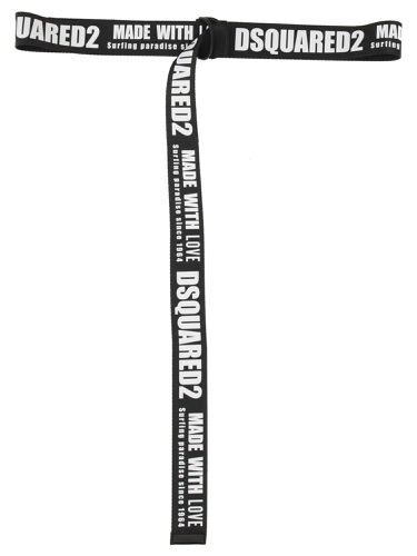 Grosgrain Belt With Leather Rod - Dsquared2 - Modalova