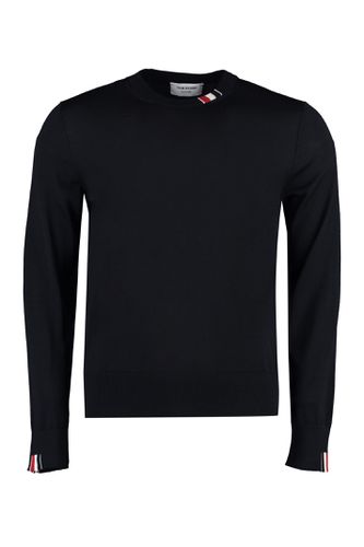 Virgin Wool Crew-neck Sweater - Thom Browne - Modalova