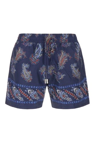 Floral Printed Drawstring Swim Shorts - Etro - Modalova