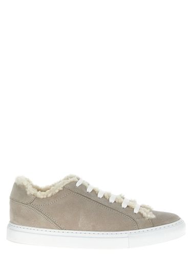 Suede Fur Sneakers - Brunello Cucinelli - Modalova