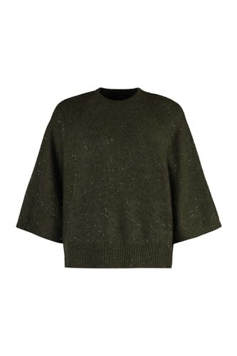 Wool-blend Crew-neck Sweater - Fabiana Filippi - Modalova