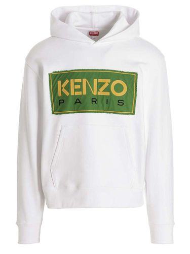Kenzo Logo Embroidery Hoodie - Kenzo - Modalova