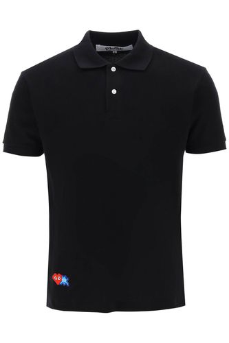 Polo Shirt With Graphic Embroidery - Comme des Garçons Play - Modalova