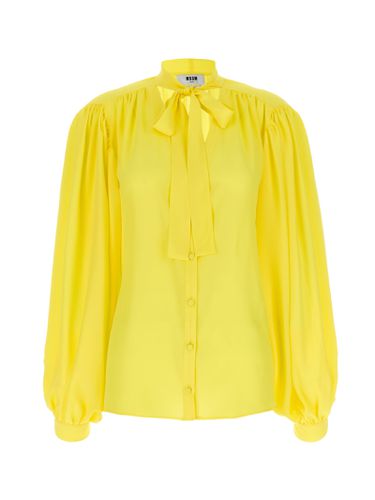 MSGM Bow Shirt - MSGM - Modalova