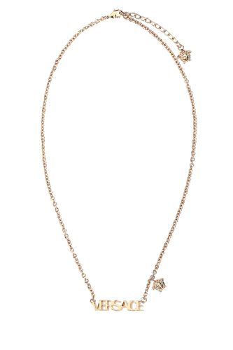 Versace Gold Metal Necklace - Versace - Modalova